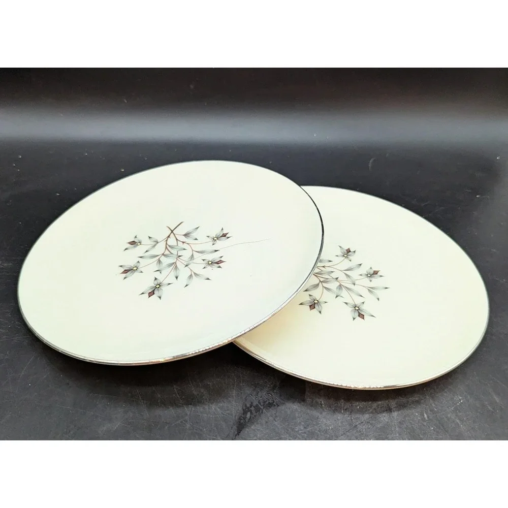 Set/2 Vintage Lenox Princess Salad Dessert Plate 7.75
